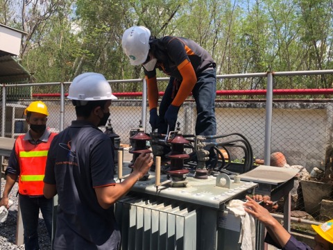 งานตรวจสอบ และซ่อมบำรุงรักษาหม้อแปลงไฟฟ้า